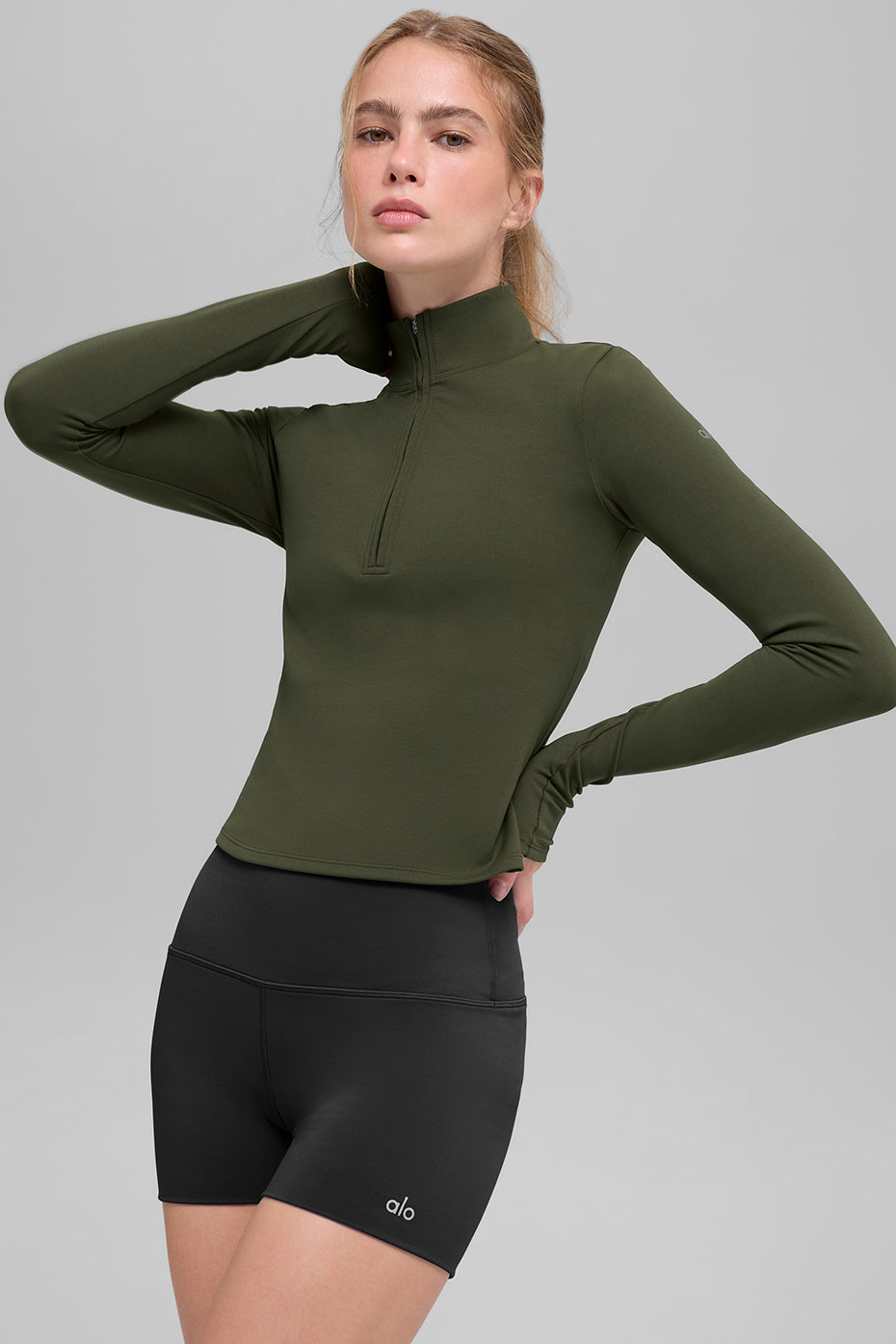 PULL à manches longues ALO Softsculpt Precision 1/4 Zip