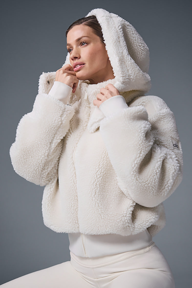 veste Foxy Sherpa  - blanc