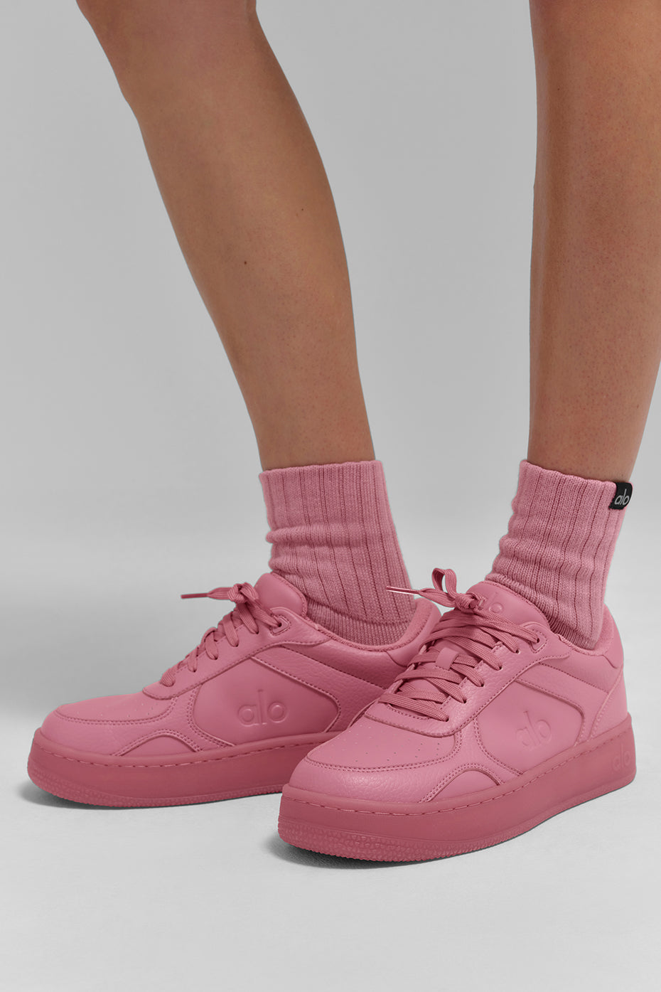 Chaussettes froissées mi-mollet unisexe