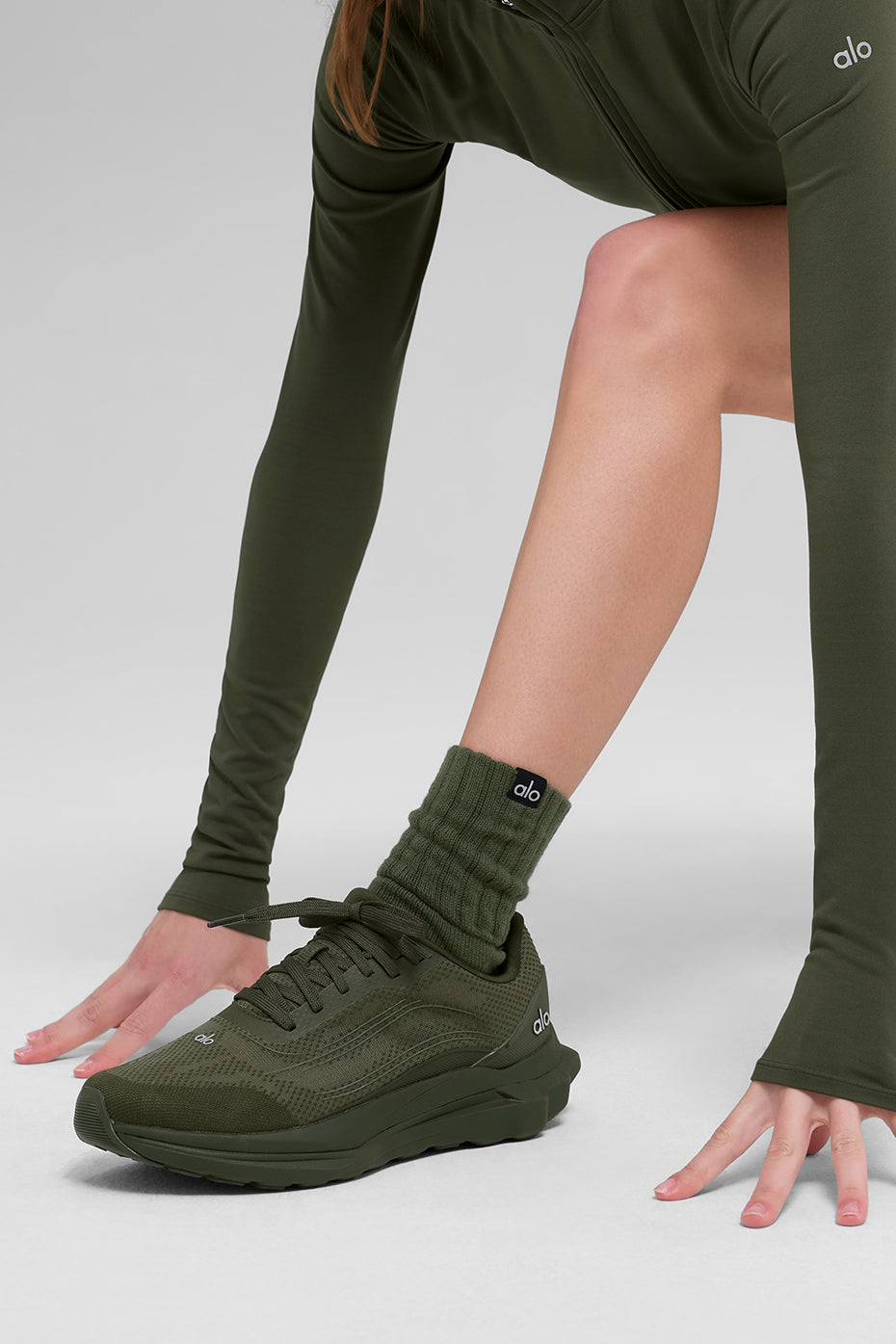 Chaussettes froissées mi-mollet unisexe