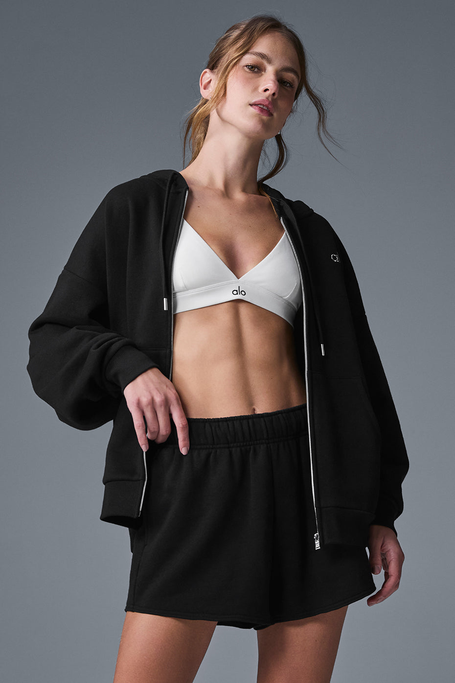 veste à capuche entièrement zippé Accolade