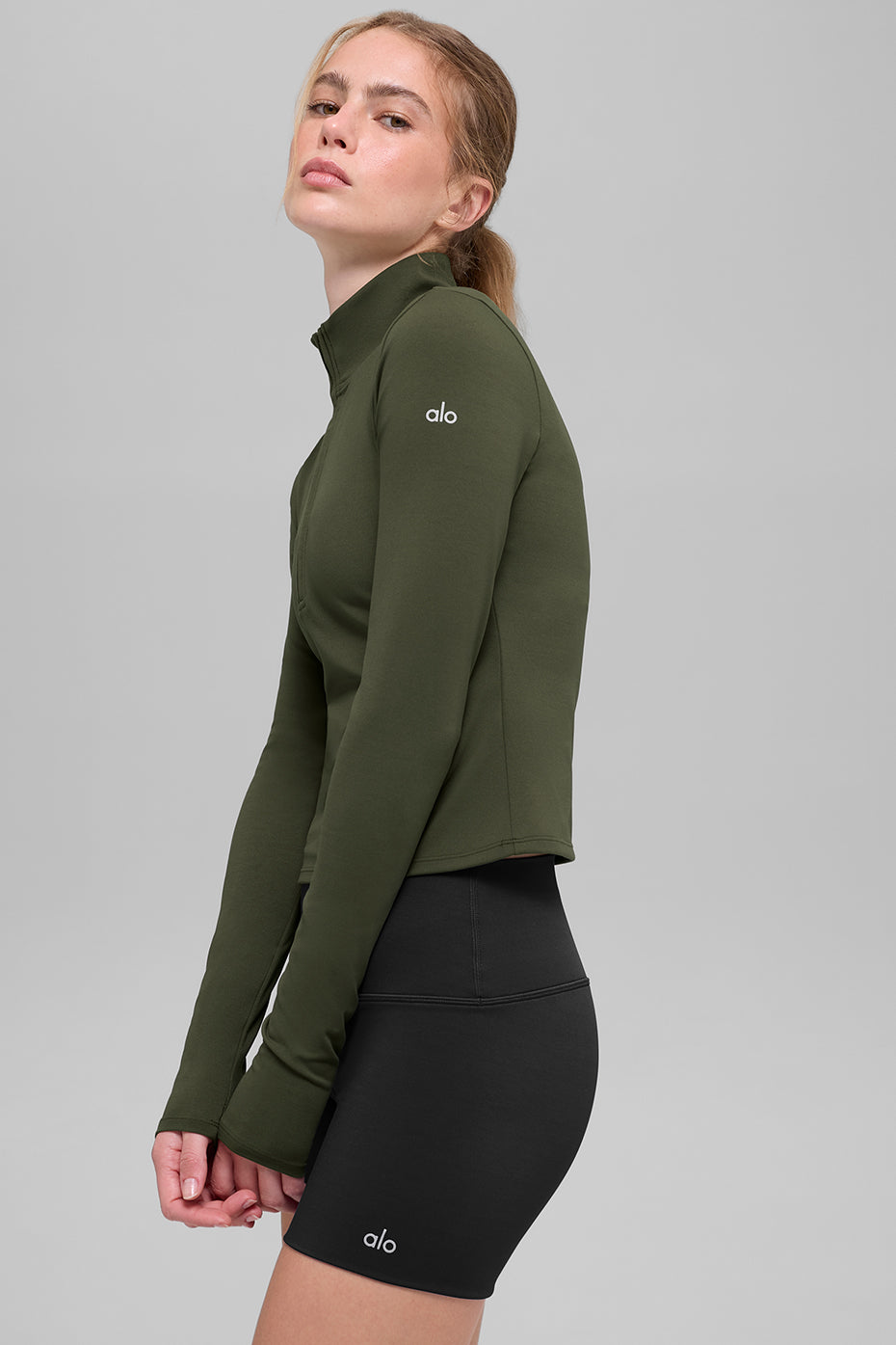 PULL à manches longues ALO Softsculpt Precision 1/4 Zip