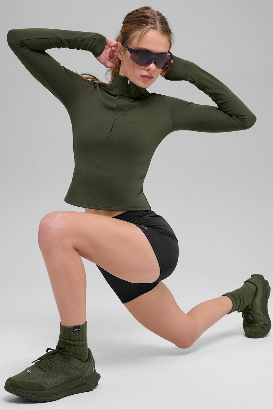 PULL à manches longues ALO Softsculpt Precision 1/4 Zip