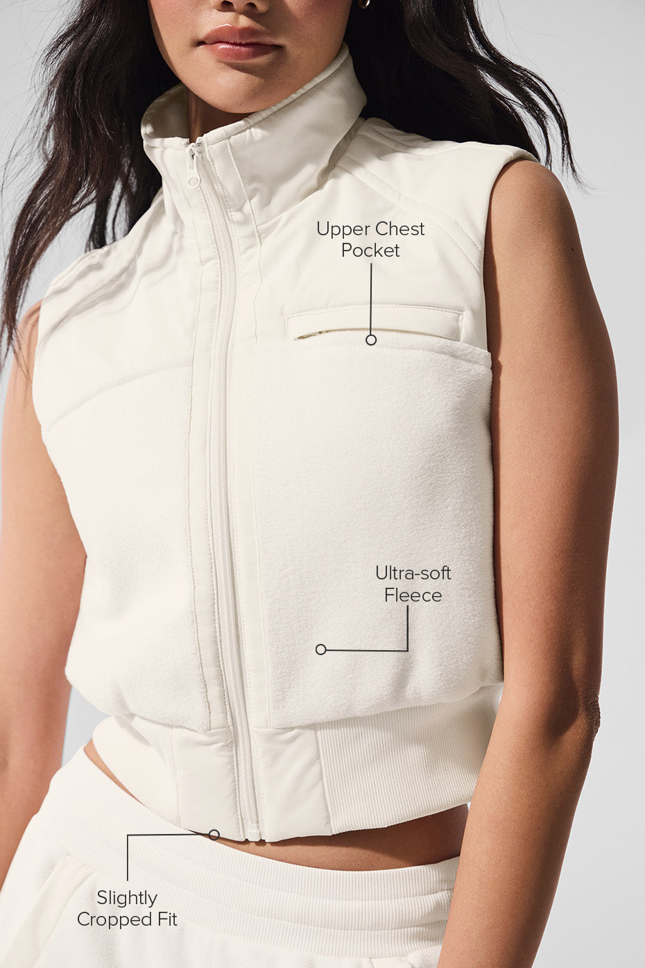 Gilet polaire hivernal mixte