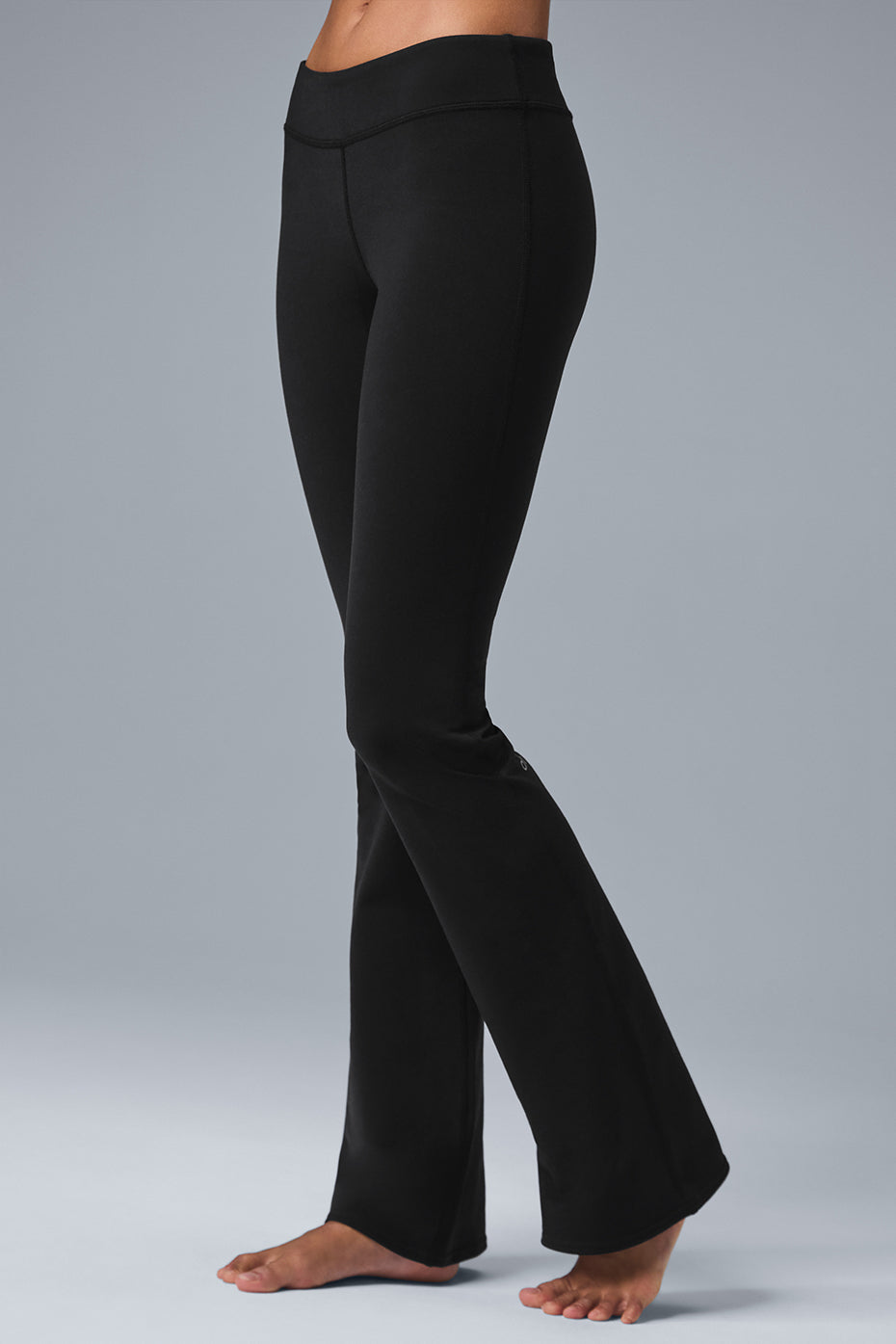 Legging bootcut taille basse Airbrush - NOIR