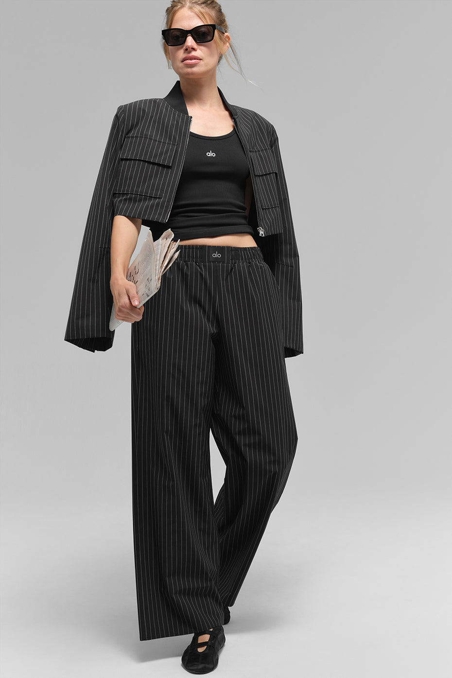 pantalon Boxer Daylight à rayures fines