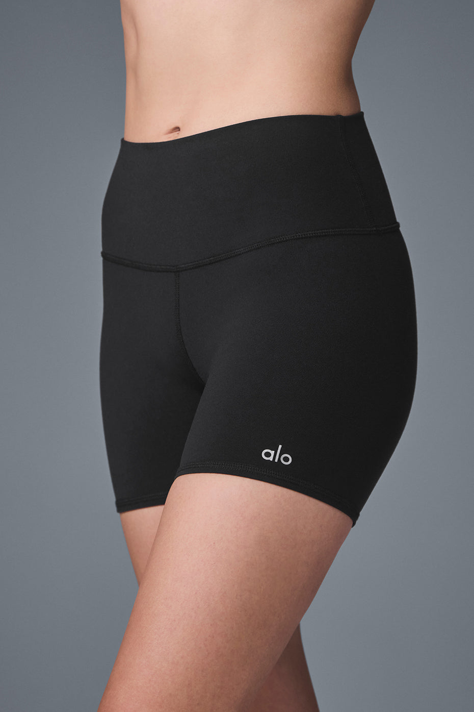 Short cycliste taille haute aérographe 5"