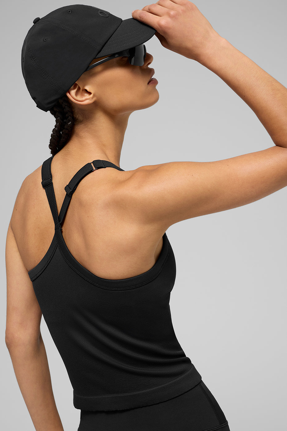 Débardeur soutien-gorge côtelé sans coutures