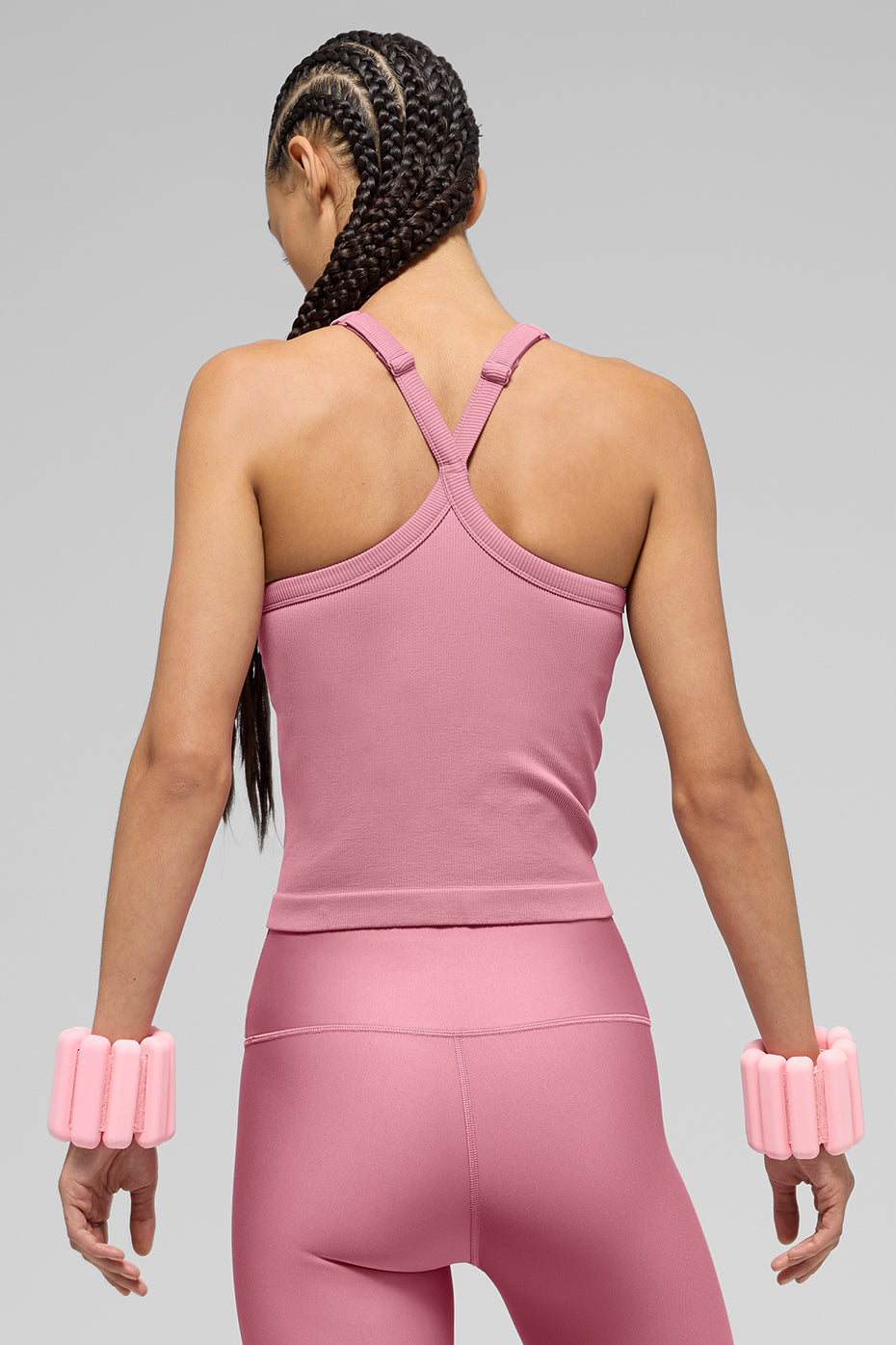 Débardeur soutien-gorge côtelé sans coutures